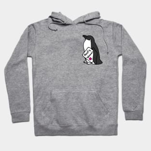 Little Penguin with Nasty Woman Sign Hoodie